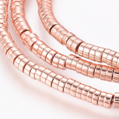 Electroplated Non-magnetic Synthetic Hematite Beads Strands G-G826-09RG-2mm-1