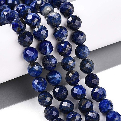 Natural Lapis Lazuli Beads Strands G-S345-8mm-24-1
