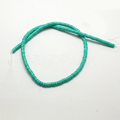 Synthetic Turquoise Beads Strands TURQ-G110-5x3mm-09-1