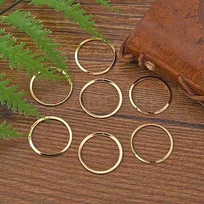 201 Stainless Steel Linking Rings X-STAS-F192-001G-03-1