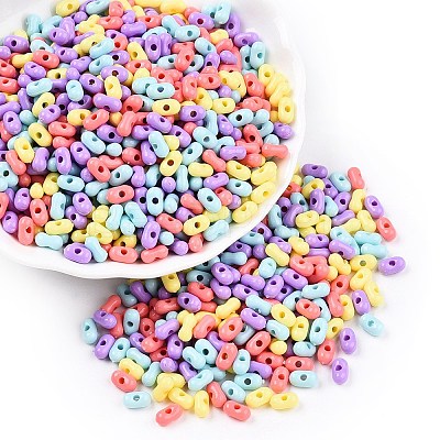 Opaque Acrylic Beads MACR-T048-02M-14-1