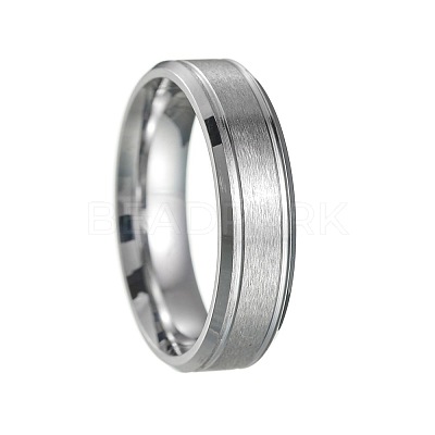 201 Stainless Steel Finger Rings for Women WG1765E-53-1