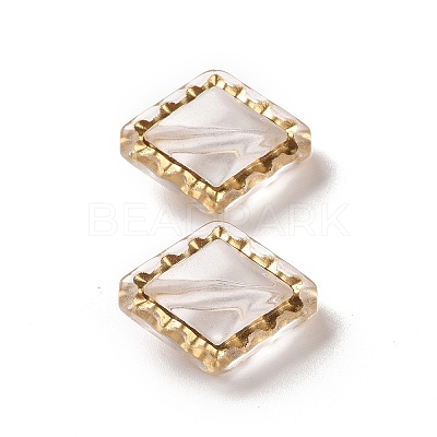 Transparent Acrylic Beads OACR-E015-32-1