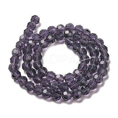 Transparent Glass Beads EGLA-A035-T8mm-D15-1