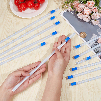 Plastic Reusable Cling Film Slide Cutter AJEW-CP0007-87C-1