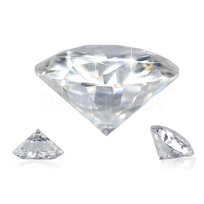 Brilliant Round Cut Moissanite Loose Stones Cabochons RGLA-F081-01E-1