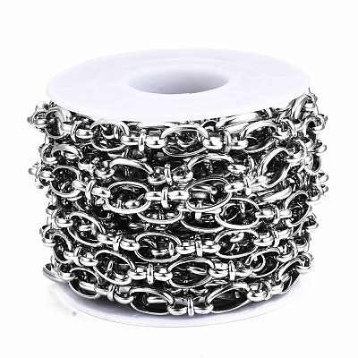 Tarnish Resistant 304 Stainless Steel Oval Link Chains CHS-S008-003P-1