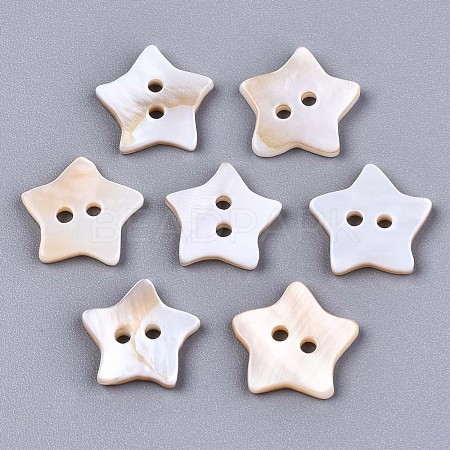 2-Hole Freshwater Shell Buttons SHEL-S276-138A-01-1