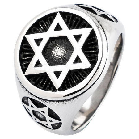 Brass Finger Rings for Men FS-WG3A8DB-01-1