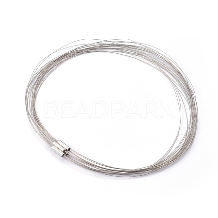 Tiger Tail Wire Necklace Making X-NJEW-130L-1-1