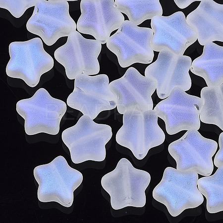 Electroplate Glass Beads X1-GLAA-N035-01-C02-1