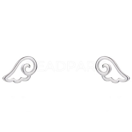 925 Sterlining Silver Ear Studs EJEW-BB72061-1