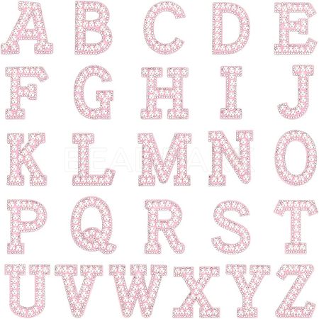 Cloth Hotfix Rhinestone Iron on/Sew on Patches DIY-WH0321-80-1