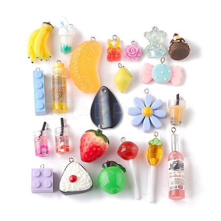 Resin Pendants RESI-XCP0001-73-1
