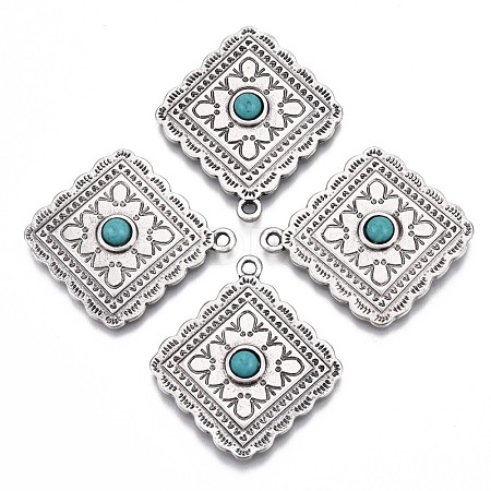 Alloy Pendants PALLOY-R113-17TAS-NR-1
