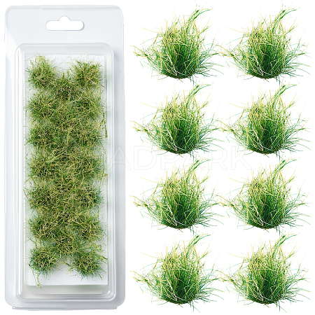 Resin Mini Grass Tufts AJEW-WH20120-10B-01-1