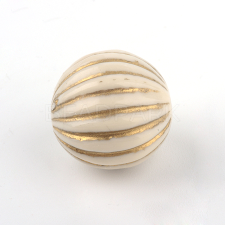 Round Plating Acrylic Beads LS-PACR-Q102-51A-1