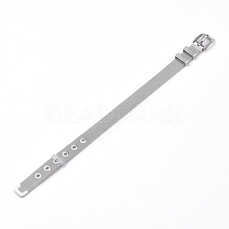 Stainless Steel Mesh Watch Bands WACH-WH0001-15-10mm-1