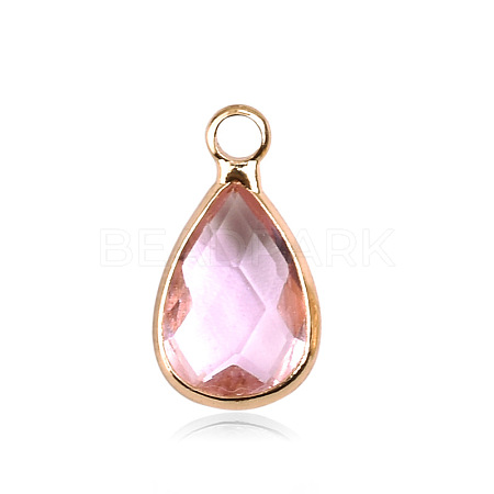 Faceted Glass Pendants LS-FIND-WH0097-40J-G-1