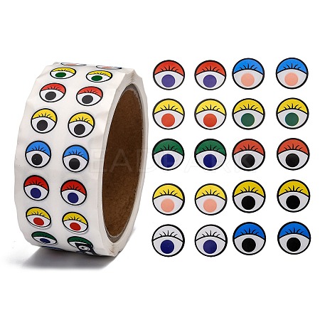 Cute Eyes Self Adhesive Stickers X-DIY-WH0161-11-1