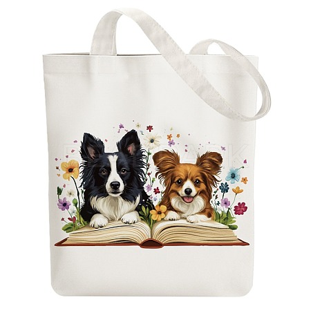 Canvas Women's Tote Bags ABAG-WH0057-007-1
