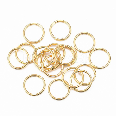 304 Stainless Steel Open Jump Rings X-STAS-H396-B-01G-1
