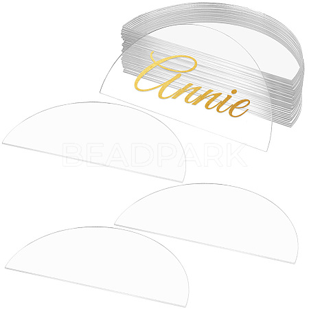 Acrylic Blank Place Card DIY-WH0430-614D-1