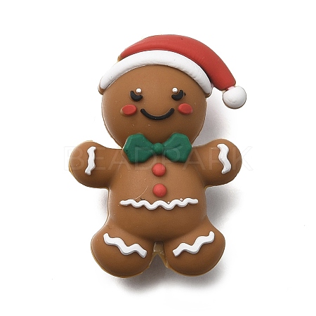 Christmas Theme Silicone Focal Beads LS-SIL-L007-01F-1
