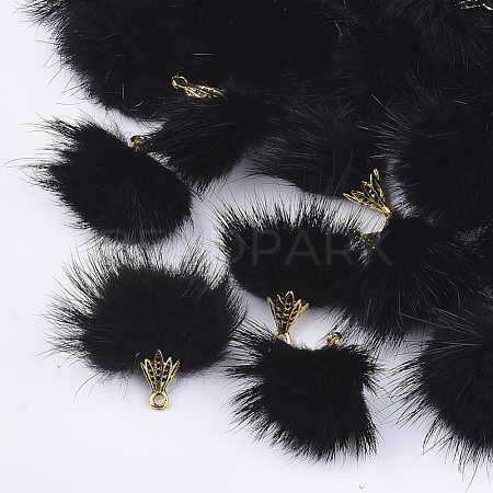 Faux Mink Fur Tassel Pendant Decorations X-FIND-S300-37A-1