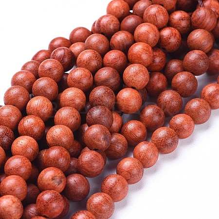 Natural Wood Beads Strands LS-WOOD-F008-01-C-1