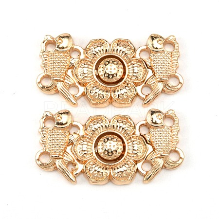 Alloy Snap Lock Clasps FIND-WH0108-19KCG-1
