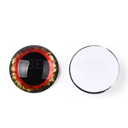Glass Cabochons GGLA-T004-04H-1