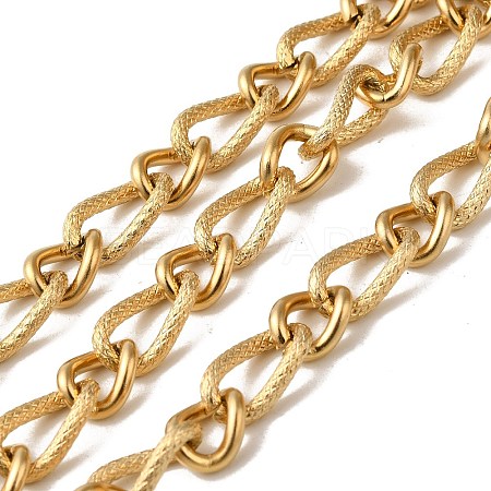 Ion Plating(IP) 304 Stainless Steel Teardrop Link Chains CHS-Q006-12G-1