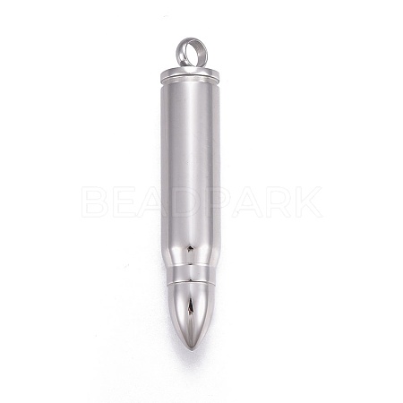304 Stainless Steel Pointed Pendants STAS-P233-56P-1