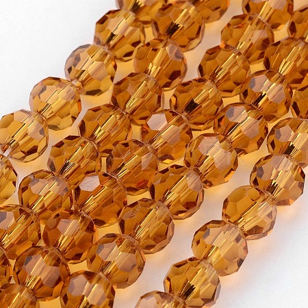 Transparent Glass Bead Strands GLAA-G013-10mm-65-1