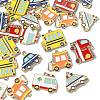 30Pcs 6 Styles Alloy Enamel Pendants ENAM-CJ0004-51-3