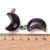 Natural Amethyst Pendants G-F820-02L-17-2