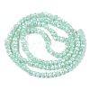 Electroplate Glass Beads Strands EGLA-A044-P1mm-B14-3
