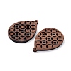Walnut Wood Laser Cut Pendants X-WOOD-Q051-04J-2