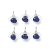 Natural Gemstone Stud Earrings for Women EJEW-E285-01P-2