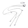 304 Stainless Steel Pendant Necklaces NJEW-L166-13-2