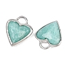 Natural Amazonite Faceted Pendants G-Z154-01P-03-2