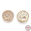 925 Sterling Silver Micro Pave Cubic Zirconia Charms STER-T004-65G-1