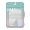 Rectangle Glitter Holographic PVC Resealable Packaging Bags ABAG-P011-01B-01-1