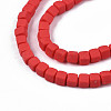 Handmade Polymer Clay Beads Strands CLAY-N008-061-06-3
