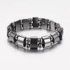 Valentine Day Gifts for Husband Stretchy Magnetic Synthetic Hematite Bracelet X-IMB005-2