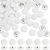  100Pcs Cloth Shank Buttons BUTT-NB0001-72A-01-1