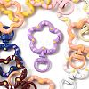 10Pcs Spray Painted Alloy Swivel Snap Hook Clasps FIND-FS0004-56-3