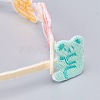 Embroidery Bracelets for Girls BJEW-H535-04-3