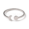 Non-Tarnish 304 Stainless Steel Open Cuff Rings X-RJEW-Q808-01A-P-2